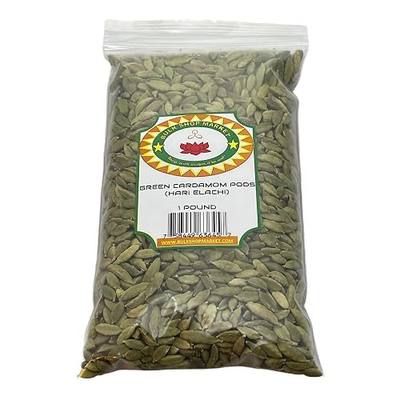 GREEN CARDAMOM WHOLE SPICE BY BULKSHOPMARKET (1 LB)