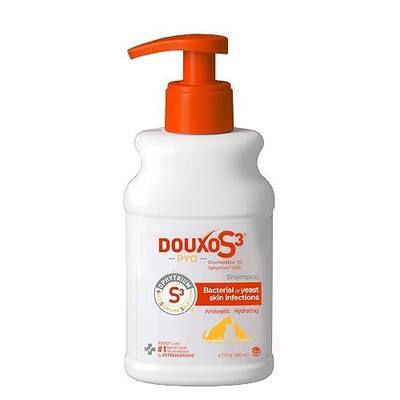 Douxo S3 PYO Medicated Dog Shampoo with 3% Chlorhexidine for Dogs – Antibacterial & Antiseptic Yeast Infection Treatment For Dogs & Cats, Clinically Proven, 6.7 fl oz | Antibacterial & Antiseptic Yeast Infection Treatment For Dogs & Cats, Clinically Proven, 6.7 fl oz