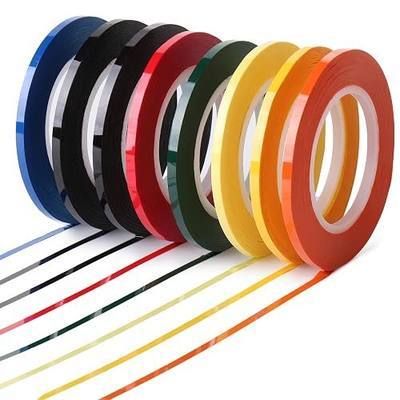 Mr. Pen- Whiteboard Tape, 8 Rolls, 1/8 Inch (3mm), Colorful | Thin Pinstripe Dry Erase Tape for Graphic Charts, Grids, Custom Whiteboard Lines, Electrical Tape for Office