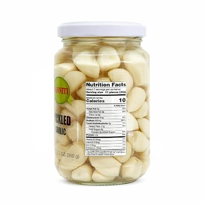 Sanniti Pickled Garlic, 13 oz (Pack of 2)