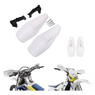 Motorcycle Dirt Bike Handguards Hand Guards White PP Handguard Compatible To FE250 FE350 FE450 FE501 FX350 FX450 TE150I TE300I TX300I 2020-2021 FE350S FE501S 2021 Off Road Pit Bike Motocross