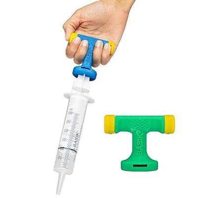 BASIK EZ Syringe Handle, Small - Medium | Perfect For Enteral Feeding, Tube Feeding, Available In 2 Sizes, Syringe Not Included