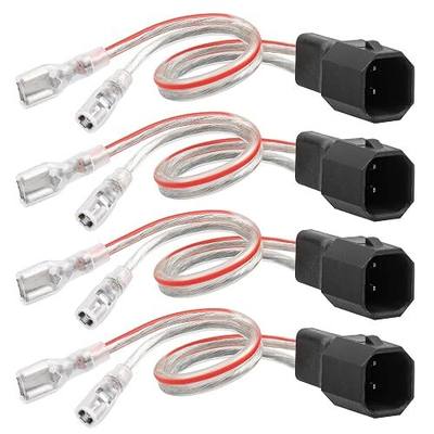 RED WOLF Car Door Speaker Wiring Harness Fit for Ford F150 2011-2014, Mercury Grand Marquis 1998-2009, Mazda 6 2003-2011 Install Aftermarket Audio Speaker Wire Cable Plug