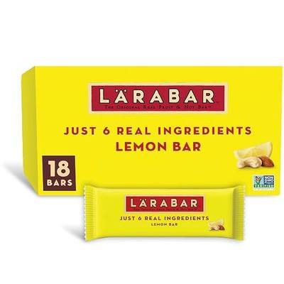 Larabar Lemon Bar Fruit and Nut Bars, Gluten Free and Vegan, 28.8 oz, 18 Ct