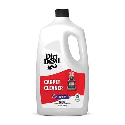 Dirt Devil Pet Carpet Cleaner Solution, 64 Oz., Tropical Breeze Scent | Carpet Shampoo Solution, Eliminates Pet Stains and Odors, Pair with Dirt Devil Full Size Carpet Cleaner Machines