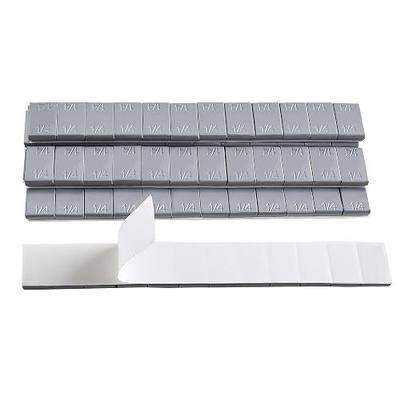 A A IN (576PCS) 1/4oz, 0.25oz Adhesive Stick on Wheel Weights, 9lbs/Box, 48 Strip Box, Gray, Low Profile, EasyPeel Type for Cars, Trucks, SUVs, Motorcycles