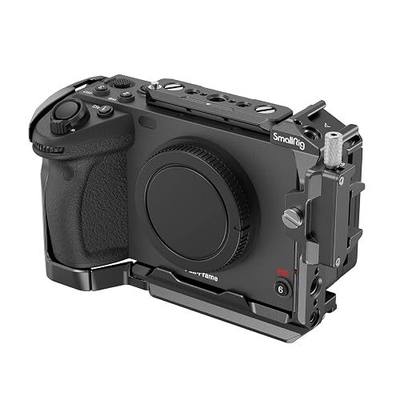 SmallRig Cage for Sony FX30 FX3 FX3A with Cable Clamp for HDMI, Classic Bright Black Surface, Included Cold Shoe and NATO Rail, Modular Design Compatible with Original XLR Handle