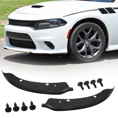 Front Bumper Lip Splitter Protector Compatible with Charger SRT Hellcat/SRT 392/Scat Pack/RT Scat Pack/GT/RT 2015-2021, Black