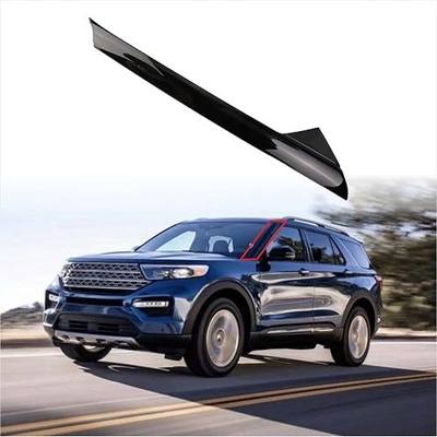 A-Pillar Front Molding Windshield Outer Trim w/Side Tape Fit for 2011-2019 Ford Explorer 4 Door Utility BB5Z-7803145-AA BB5Z-7803137-AB Driver Side (Left)