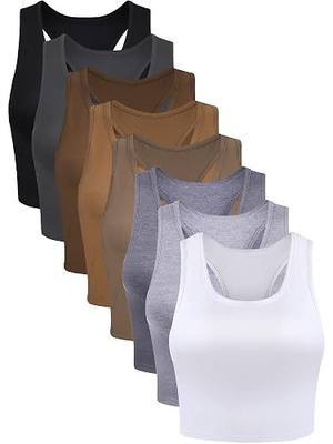 Geyoga 8 Pcs Crop Tank Top