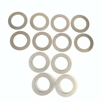 WKOOA 1/2x28 Barrel Shim Kit 5.56 223 Muzzle Brake Alignment Stainless Steel Pack of 12