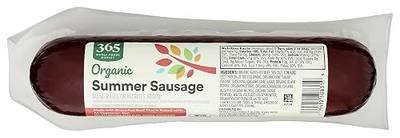 365 by Whole Foods Market Organic Grass Fed Beef Summer Sausage, 10 OZ