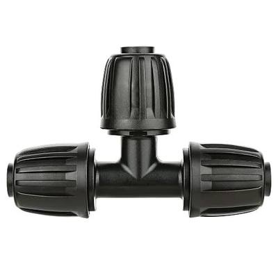 Drip Hose Connectors for 1/2" Tubing, Barbed Tee, 10pcs | Garden Irrigation System, Splitters for Irrigation Fitting, Drip Irrigation Parts