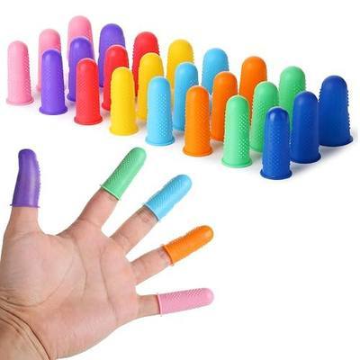 Mr. Pen- Silicone Hot Glue Gun Finger Caps, 24 pcs, 3 Sizes | Reusable Silicone Finger Protectors for Hot Glue, Wax, Resin, Honey Adhesives, Scrapbooking, Sewing