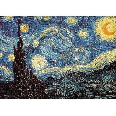 BEIWO Puzzle-Starry Night By Vincent Van Gogh, Jigsaw Puzzles 1000 Piece