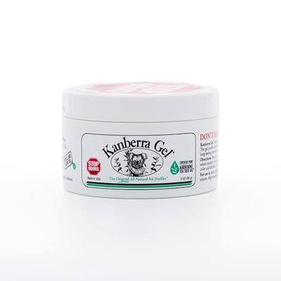 Kanberra Gel 3oz - All-Natural Odor Eliminator & Air Freshener for Home, Car, RV, Boat, Gym Bag | Eco-Friendly, Long-Lasting Tea Tree Oil Formula, Safe for Pets and Family.