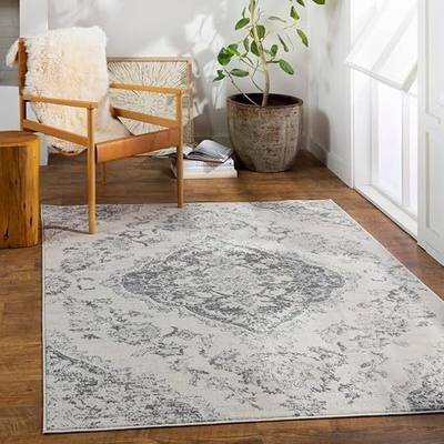 Livabliss Antioch Vintage Oriental Area Rug,9' x 12'3",Grey