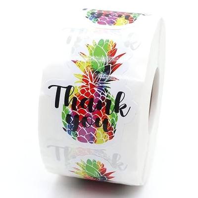 Littlefa Thank You Pineapple Stickers for Small Business Packaging