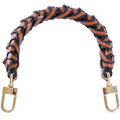 VanEnjoy Genuine Vachetta Leather Braided Handle Compatible for Beaubourg Hobo Top Handle Neonoe Strap (12.2" L, Brown)