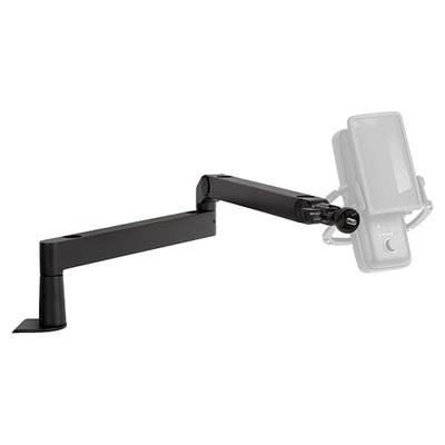 Elgato Wave Mic Arm Low Profile Microphone Boom Arm | Sits below shoulder line, 360-degree rotation, Magnetic cable channels, All-metal build, Fully adjustable mount