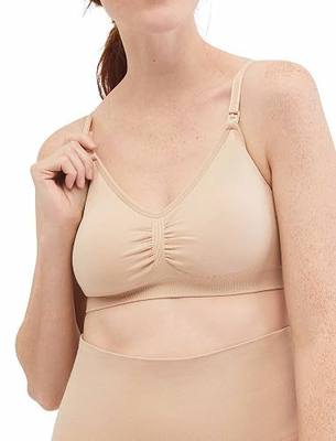 Motherhood Maternity Women’s Seamless Clip Down Nursing Bra Machine Washable Sizes S–3X Available in 1 & 2 Packs