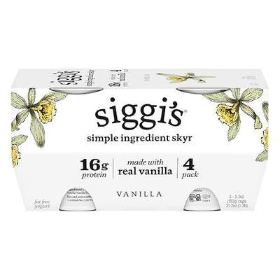 Siggi's Vanilla Non Fat Yogurt 4 Pack, 21.2 OZ