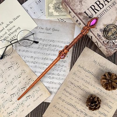 WinSence Magic Wizard Witch Sorcerer Witchcraft Wand for Collectible Magical Toy Wands (Gem)