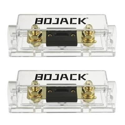 BOJACK 2pcs 100A ANL Fuse Holder and 2pcs 100Amp 32VDC ANL Fuses for Audio and Video Systems