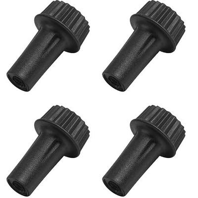 DiCUNO Light Lamp Turn On/Off Switch Knobs Replacement, Black, 20mm, 4-Pack