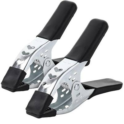 Mr. Pen- Spring Clamps, 6 Inches, 2 Pack, PVC-Coated Tips | Heavy Duty Metal Spring Clamps, Backdrop Clips, 2.2 inch Jaw Opening for Crafts, Backdrop Stand, Woodworking