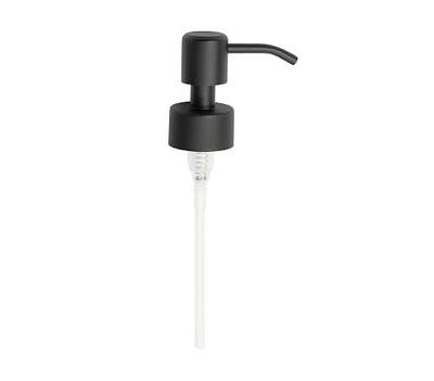 Soap Dispenser Pump Replacement Head Stainless Steel 28mm | Matte black finish - Fits standard 28mm neck bottles - Stainless steel pump head - Easy screw-on replacement