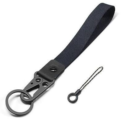 ABLAZE Wristlet Strap for Keys, Hand Wrist Lanyard Durable Key Chain Wristlet Lanyard for Men and Women (Black)