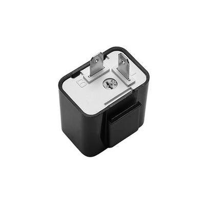 2 Pin Flasher Relay 12V Flash Adjustable Compatible LED Electronic fix CAR Motorcycle Turn Signal & Hazard Warn Hyper Flash Relay, Direct Replacement