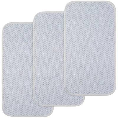 BlueSnail Ultra Soft and Absorbt Quilted Waterproof Changing Pad Liner 3pk (Blue)