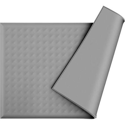 Pet Food Mat, 19”x12” Waterproof Silicone Placemat for Floors, Cat Dog Feeding Bowl Mats for Food and Water