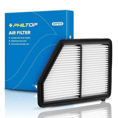 PHILTOP Engine Air Filter, Compatible with CA12051 Honda Civic 2016-2026, HR-V 2023-2025, L4 2.0L, Improve Engine Performance, Rigid Panel