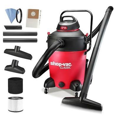 Shop-Vac 14 Gallon 6.5-Peak HP Wet/Dry Vacuum, 3 in 1 Function - 5973136 | 18 Ft Long Cord & 8 Ft Hose, with Filter & Accessories, Ideal for Jobsite, Garage, Car & Workshop