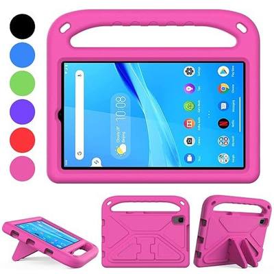 Kids Case for Lenovo Tab M8 Tablet 8", Lightweight Shockproof Handle Stand Case for Lenovo Tab M8 4th Gen/ M8 3rd Gen/ M8 2nd Gen/Smart Tab M8 HD -Rose