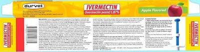 Durvet Ivermectin Paste - Horse Wormer 1 Tube 6.08 Grams (3-Pack)