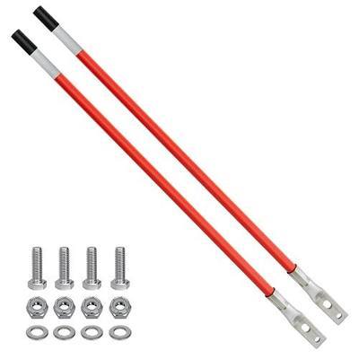 27'' Snow Plow Markers Guides with 304 Stainless Steel Base Accessories plow Markers Internal addition of all steel wire Fit for Most Snow Plows UVT ATV,Pickup Truck,Tractor Snow plows Prominent (2)