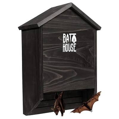 Bat Houses for Outdoors for Tree, 2 Chamber Bat Boxes for Outside to Attract Bats to Land and Roost, Durable and Easy to Hang
