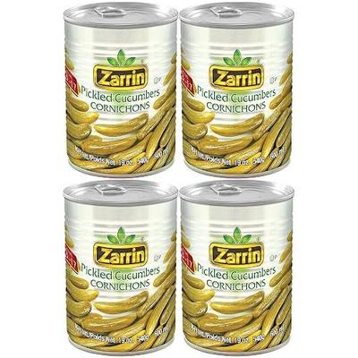 Zarrin - Pickled Cucumber Cornichons, 19 Oz (Pack of 4)