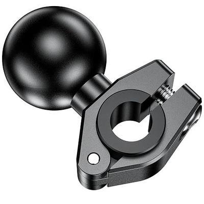 BRCOVAN Aluminum Alloy Mini Mount Base with 1'' TPU Ball | for Round Rails Diameter 0.39''/10mm, 0.47''/12mm, 0.55''/14mm, 0.63''/16mm, for RAM Mounts B Size Ball Double Socket Arm