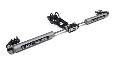 BDS Suspension NX2 Dual Steering Stabilizer Kit for 05-21 Ford F250 / F350 Superduty