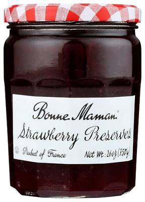 Bonne Maman, Strawberry Preservers Value Size, 26 Ounce