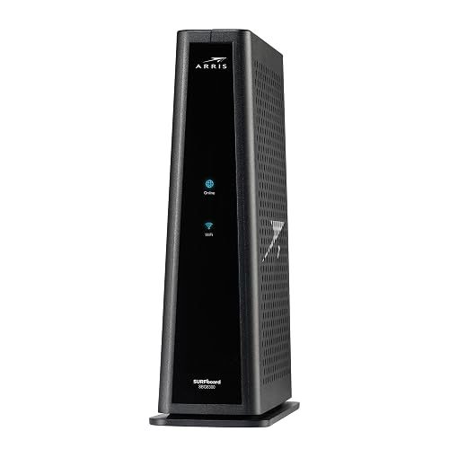 Arris (SBG8300-RB) - Cable Modem Router Combo - Fast DOCSIS 3.1 Gigabit & AC2350 WiFi,Comcast Xfinity, Cox, Spectrum & More, 1 Gbps Max Internet Speeds, 4 OFDM Channels - Renewed