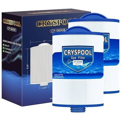 Cryspool 06008 Spa Filter Replaces 6CH-940, PWW50P3 | Compatible with FC-0359, Viking Spa Hot Tub Filter, 45 Sq. Ft, 2 Pack
