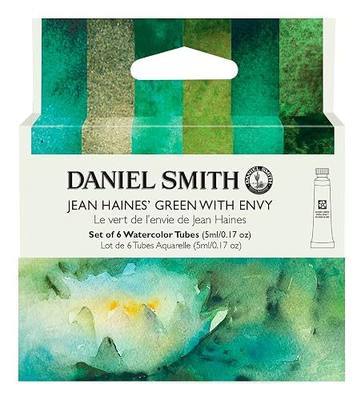 Daniel Smith 285610346 Transparent Watercolor Extra Fine Jean Haynes Green with Enbi - Set of 6 Colors, 0.2 fl oz (5 ml) (No. 2)