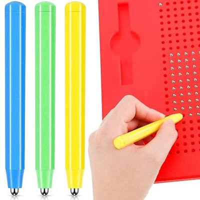 3 Pieces Replacement Stylus Magnetic Drawing Pen Magnet Replacement Pens | Play Magnapad Magnetic Drawing Board Writing Tablet a to Z and Numbers 0-9