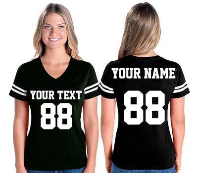Custom 2 Sided Cotton Jerseys for Women - Personalized Team Uniforms for Casual Outfit